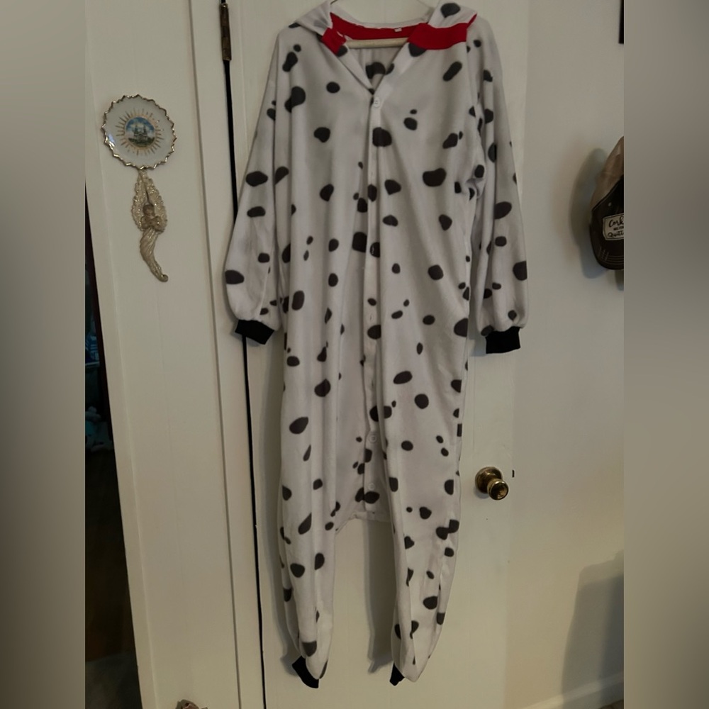 Dalmatian Print Onesie Pajamas